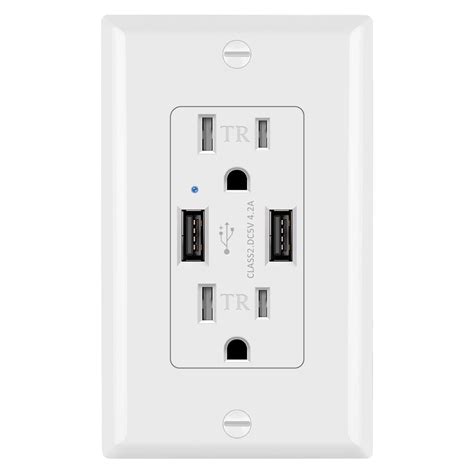 electrical wall box with usb port|USB ports for walls.